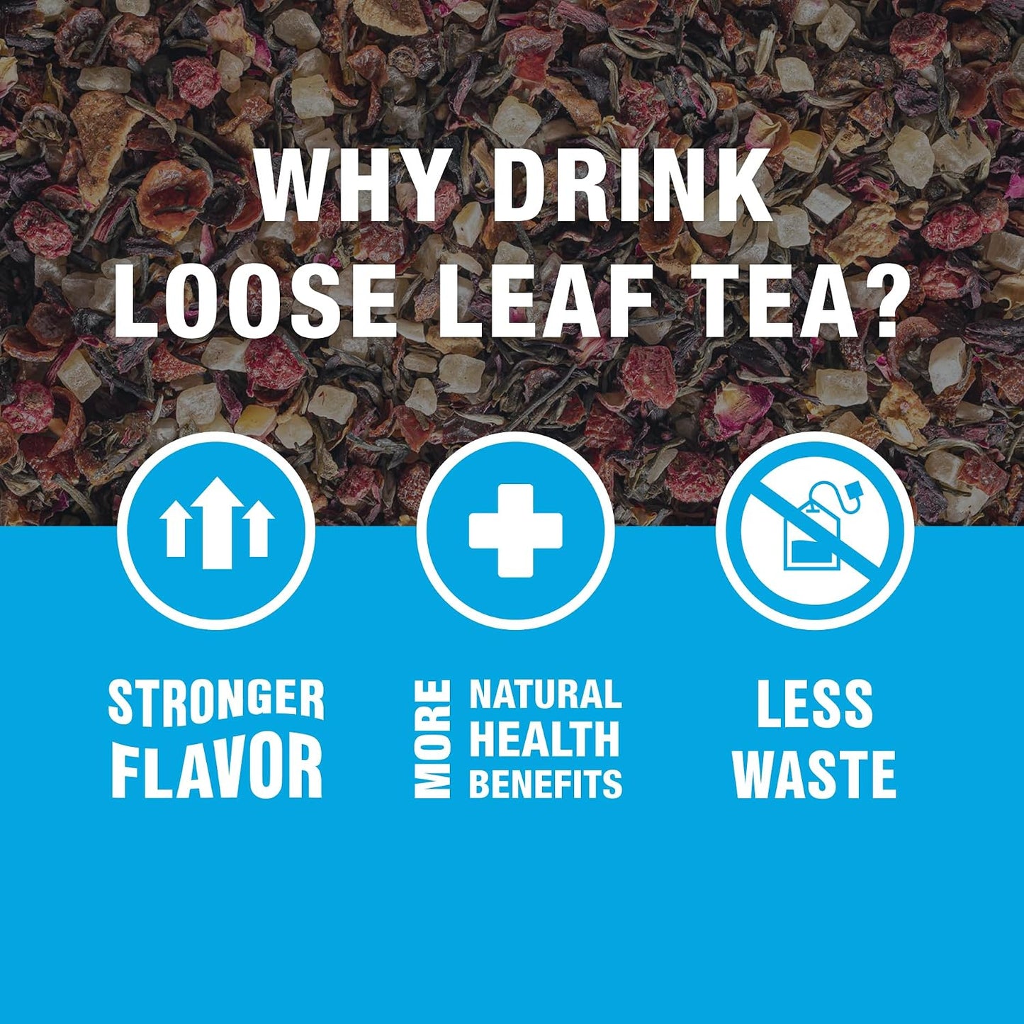 Tiesta Tea Pineapple Sangria Loose Leaf Tea – Pineapple Hibiscus White Tea | Blend, Premium Low-Caffeine Fruit Infusion, Hot or Iced, 16 oz Resealable Bulk Pouch, Makes Up to 200 Cups