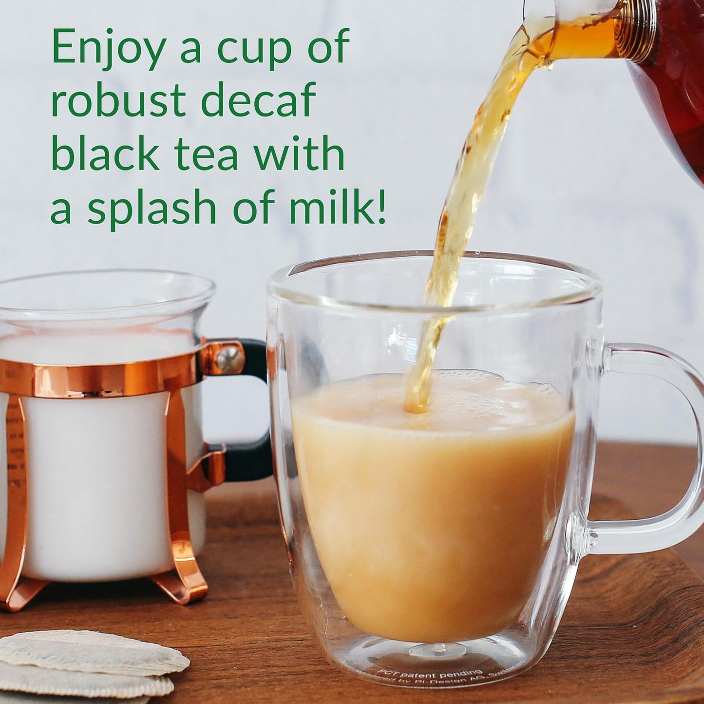 The Republic of Tea Decaf British Breakfast Black Tea, 50 Count | Suited to later-day sipping. Brisk and full-bodied with notes of warming ginger. Gluten Free and Kosher.