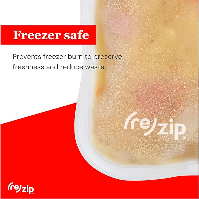 (re) zip 2-Piece Reusable Coffee & Tea Storage Bags – Airtight, Leakproof, Freezer and Dishwasher Safe, BPA-Free, Food-Grade PEVA – Ideal for Bulk Bins – 6 & 8 Cup Sizes