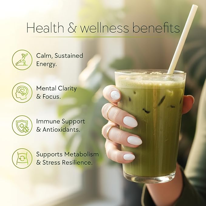 MushMatcha Organic Matcha Powder Grade 6A – Premium Ceremonial Green Tea Concentrate for Lattes, Smoothies & Baking, Pure Jade Leaf Blend, Unsweetened Formula with Smooth Taste, 100g Resealable Pouch