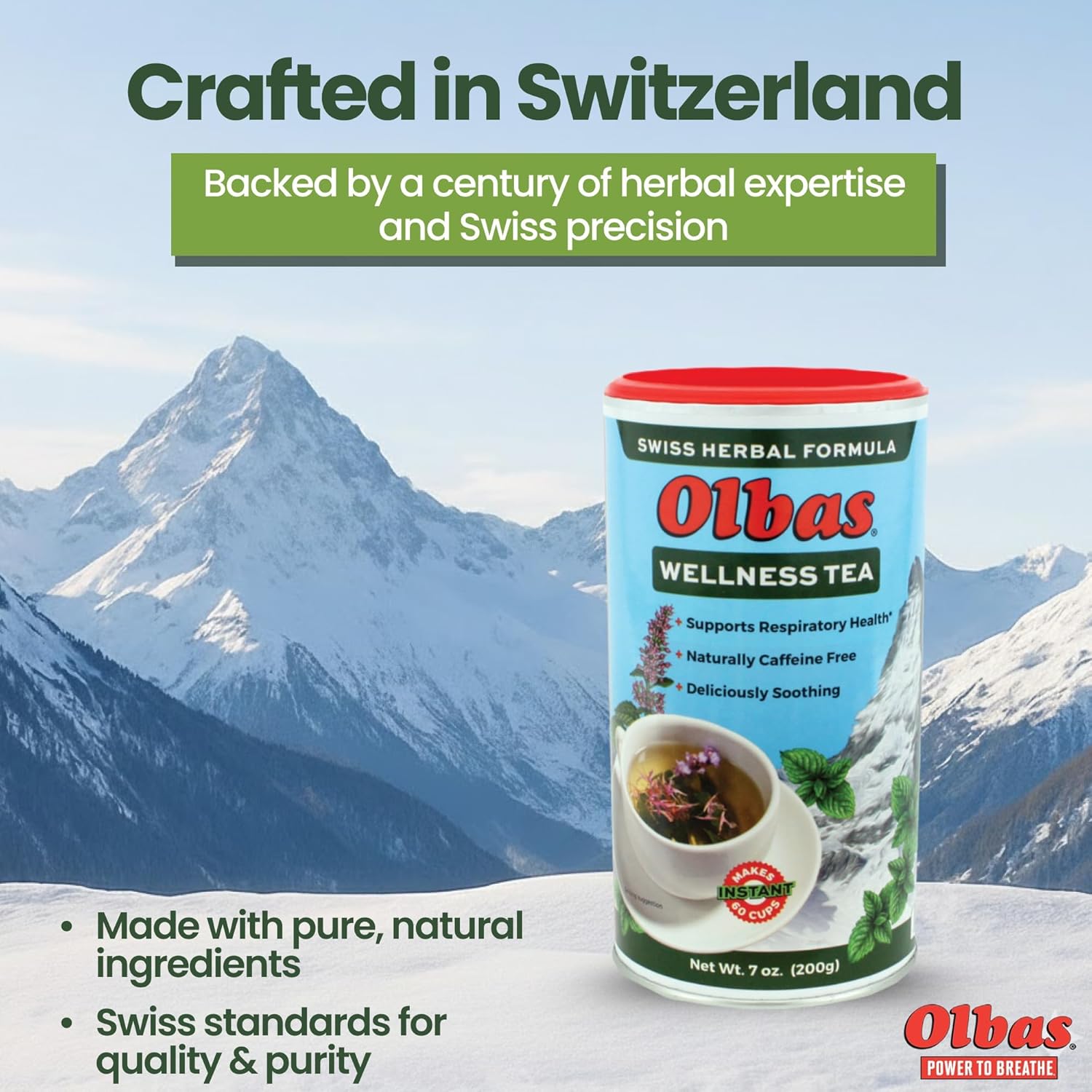 Olbas Instant Tea, Herbal, 7-Ounce Can (Pack of 2)