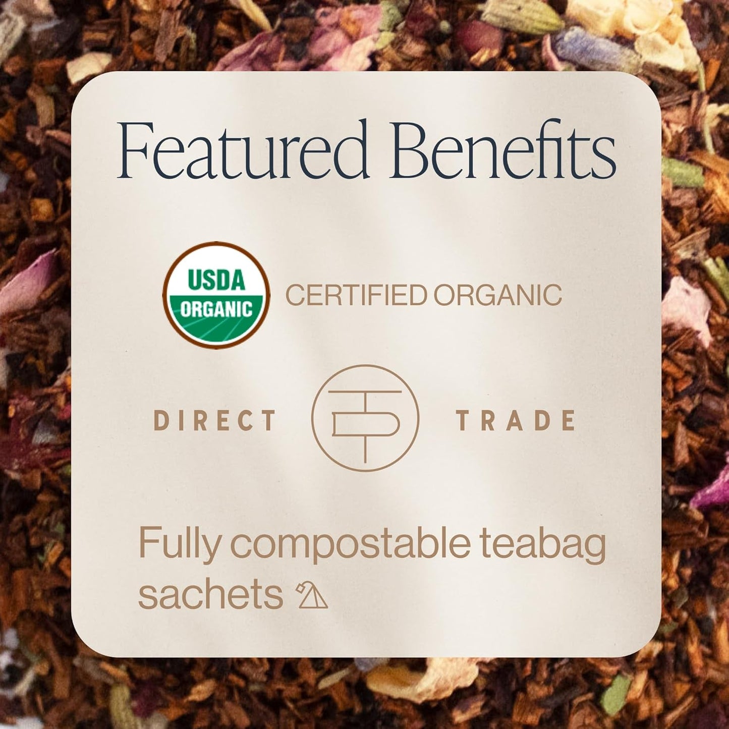 Rishi Tea Bergamot Rose Herbal Tea - Organic, Caffeine Free Sachet Bags, Floral and Citrus Botanical Blend - 15 Count (Pack of 1)