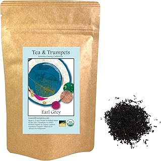 Tea & Trumpets USDA Organic Earl Grey Loose Leaf Back Tea - 4 oz
