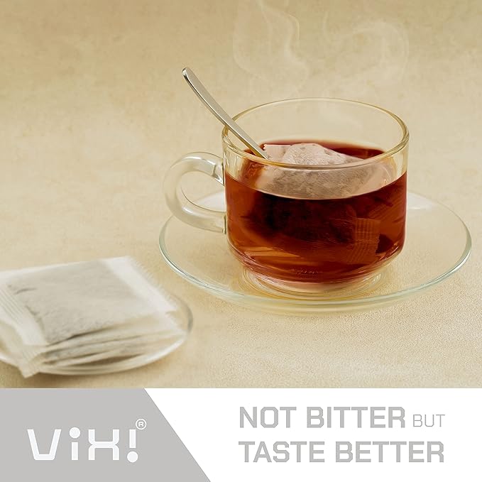 VIXI White Tea Bags, 80 Counts, Vietnam's Mountain Tea, Peony, Te Blanco, Flavored, Good Earth, Aroma, Caffeinated, Tagless, 100% Natural for Hot, Iced and Cold Brew