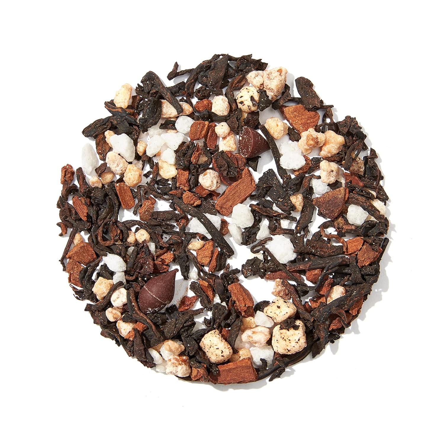 DAVIDsTEA S’mores Chai Tea – Loose Leaf Tea - Dessert‑Style Pu’erh Blend with Marshmallow, Chocolate & Cinnamon – 50g Iconic Tin - Cozy Campfire‑Inspired for Tea Lattes