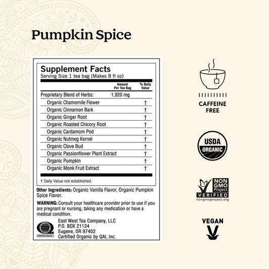Yogi Pumpkin Spice Tea, 16 Tea Bags (4 Pack)