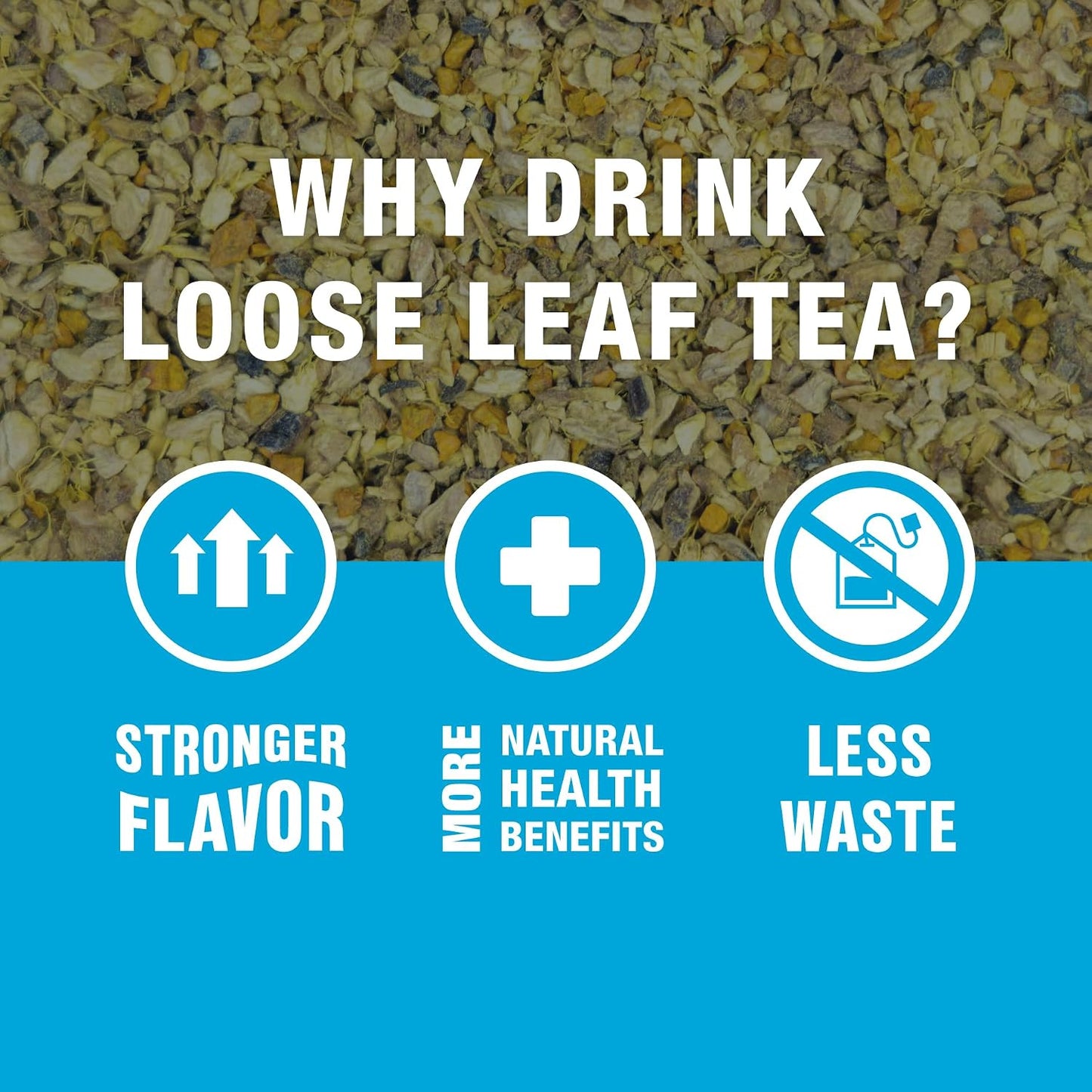 Tiesta Tea - Lemon Ginger Turmeric, Loose Leaf, Lemon Ginger Herbal Tea | Premium Blend, Non Caffeinated Herbal, Make Hot or Iced Brews Up to 25 Cups, 2.5 Ounce Resealable Pouch