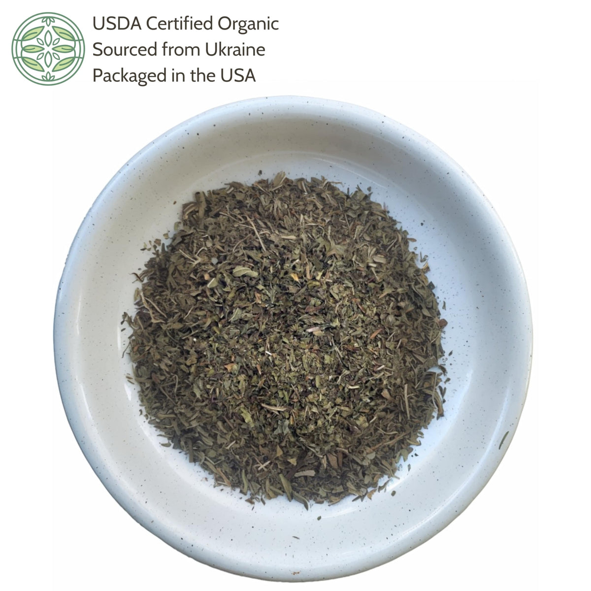 Elanen Naturals Organic Peppermint Leaves 4 oz. (113g), USDA Certified Organic Peppermint Tea Loose Leaf, Dried Mint, Dry