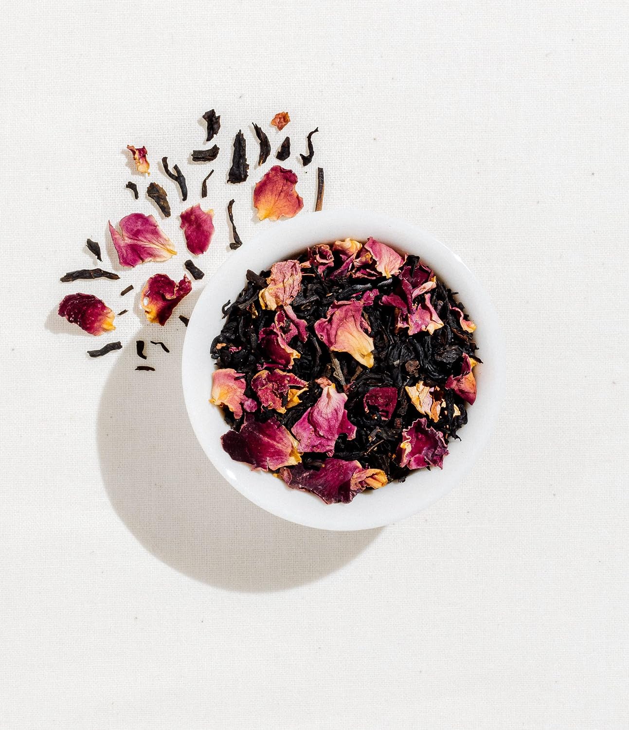 Art of Tea Rose Black Tea, 50 Count Premium Floral Black Tea Bags, Smooth Caffeinated Black Tea with Rose Petals, Gourmet Aromatic Tea Bags for Morning or Afternoon Tea
