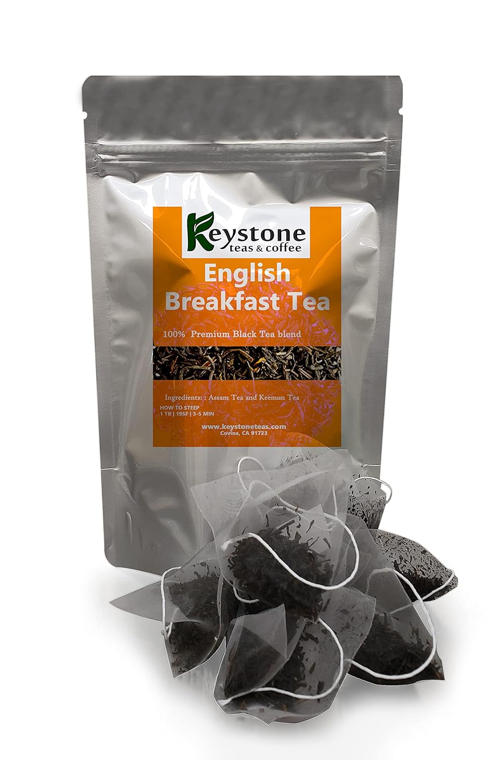 English Breakfast Tea - 25 Pyramid Tea Bag Sachets