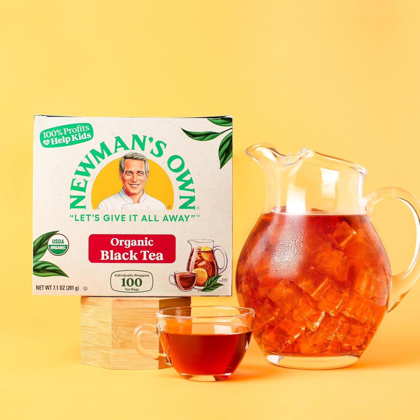 Newman's Own Organic Black Tea - 100 Bags,7.1 OZ.