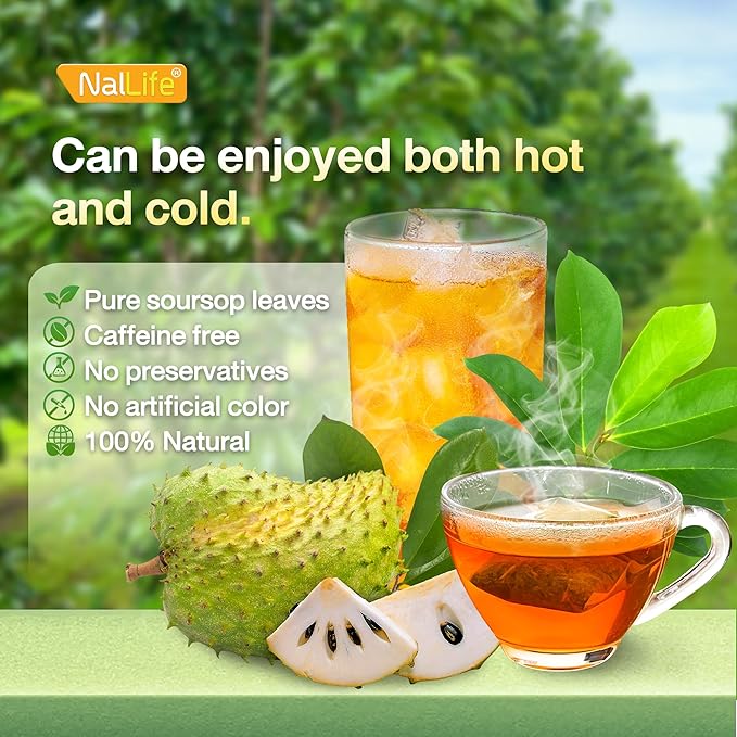 NalLife Soursop Leaves Tea pack of 50 Tea Bags