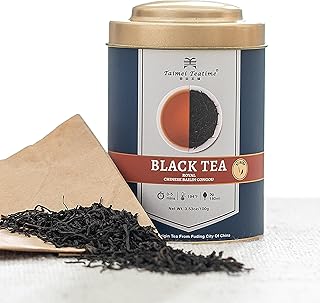 Taimei Teatime Chinese Black Tea Loose Leaf, Low Caffeine Pure Black Tea Leaves Organically Grown in Fujian China, Good for Relax, Smooth and Natural Sweet Taste (100g|3.53oz)