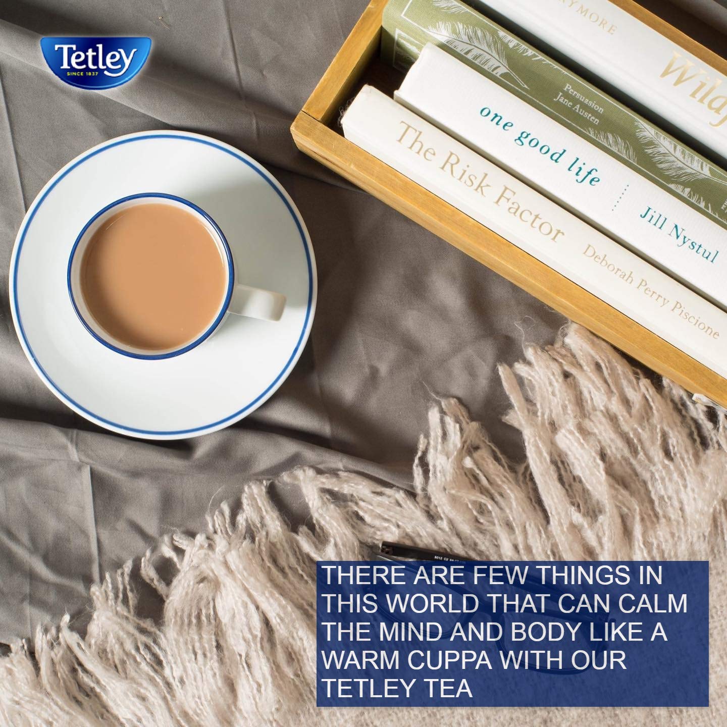 Tetley, British Blend Black Tea, 80 Count, Hot or Iced, Rich &amp; Robust Black Tea