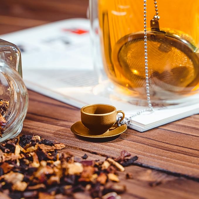 Tea Strainers For Loose Tea Stainless Steel Tea Ball Infuser Tea Ball For Loose Leaf Tea Infuser For Loose Leaf Tea Loose Leaf Tea Steeper Cute Tea