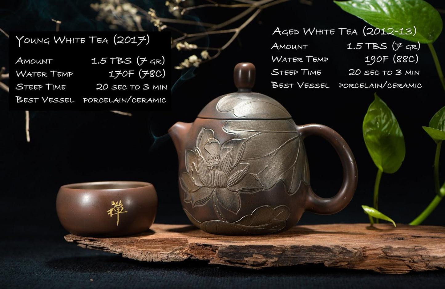 Rare, Aged 2017 White Loose Leaf Tea - Bai Mu Dan style from Fujian, China