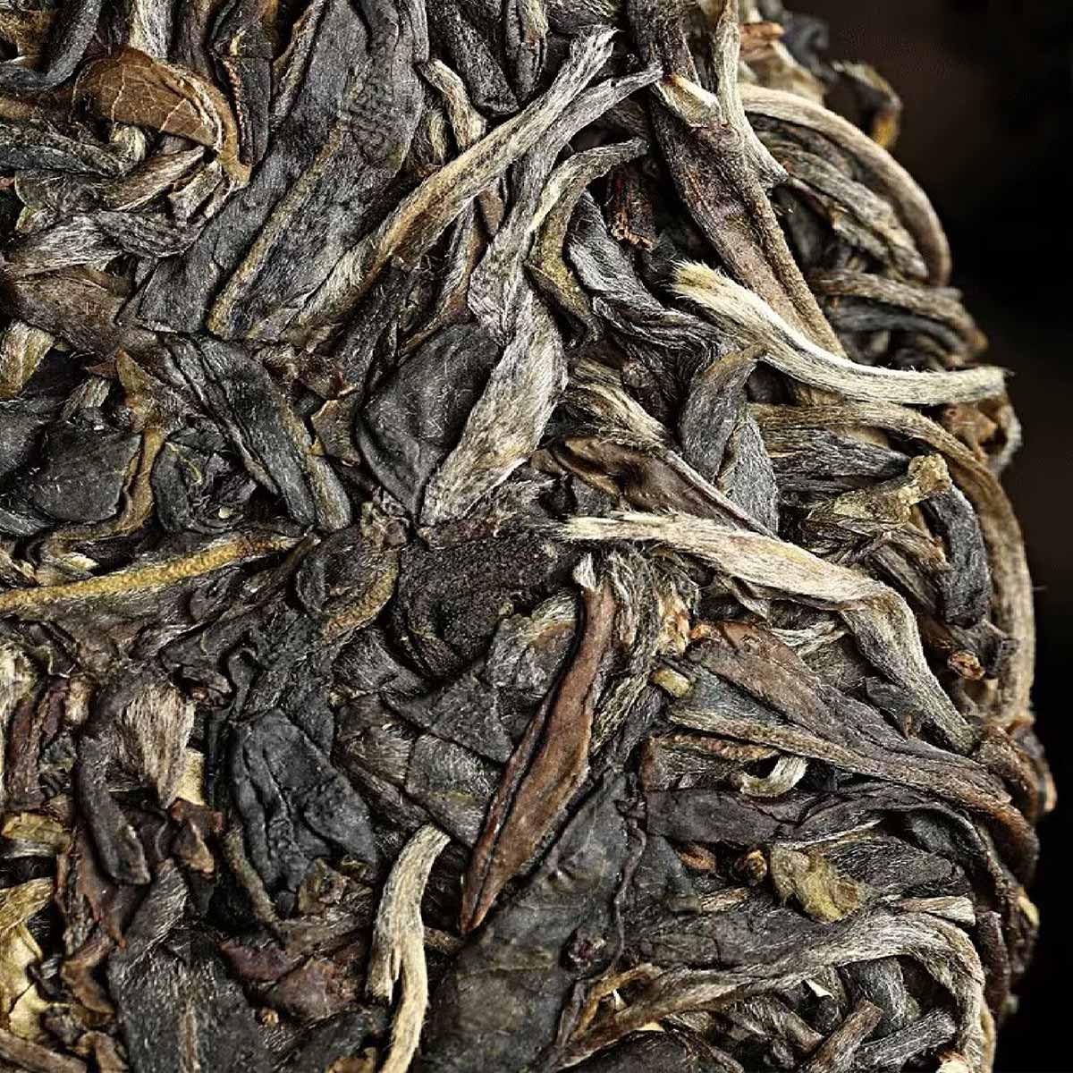 Green Tea Organic, Chinese Puerh Raw Tea, Tea Cake, 7.1Oz, 200g