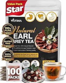 Natural earl grey Black tea 200g. 100 tea bags 100% natural earl grey tea loose leaf Tea.Additive-Free• Sugar-Free • Vegan