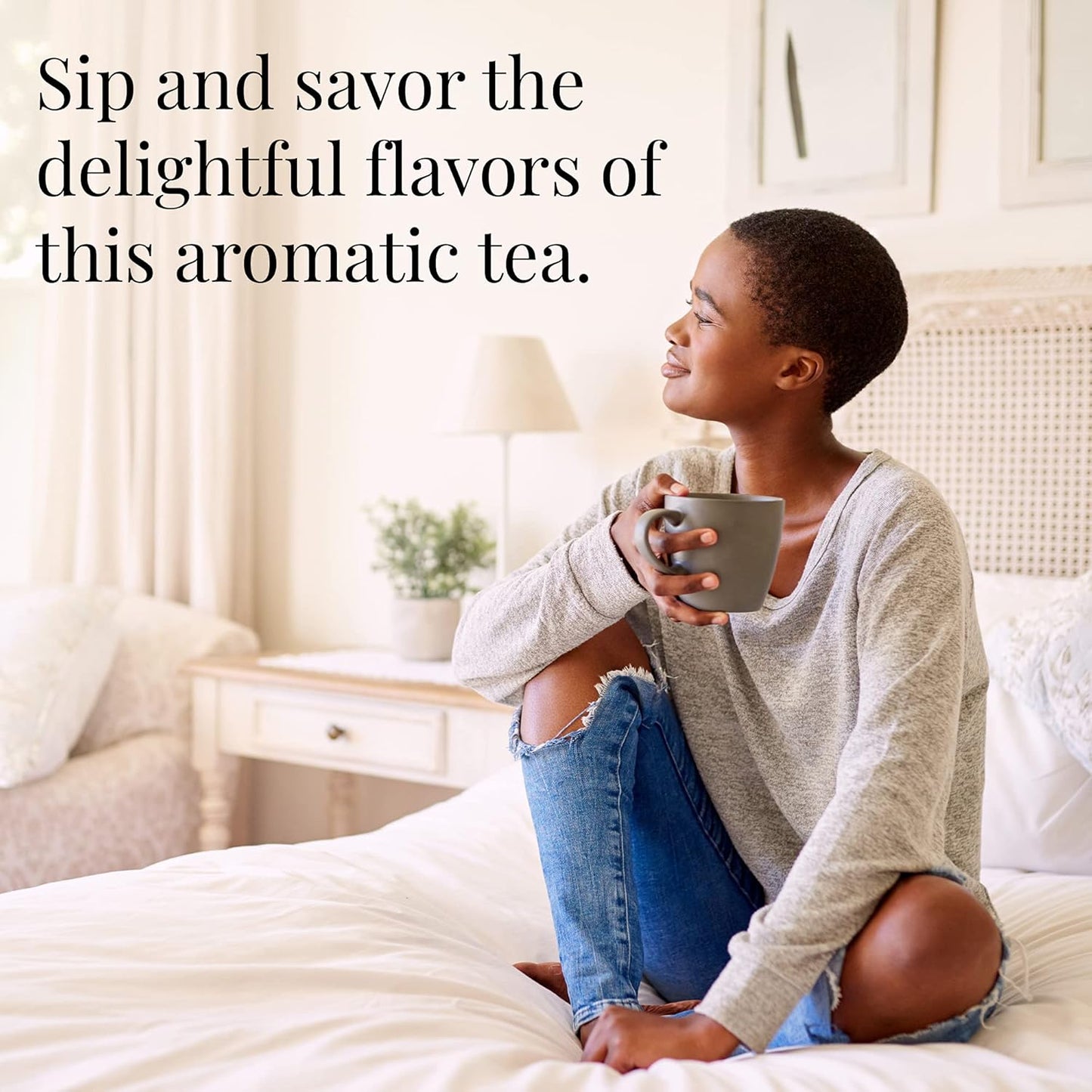 The Republic of Tea Earl Greyer Black Tea, Naturally Caffeinated, 50 Count | Made for morning or afternoon. Brisk and full-bodied with notes of bright bergamot and lively citrus. Gluten Free &amp; Non-GMO.