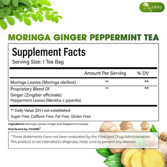 TOG999 Premium Moringa Tea Bags