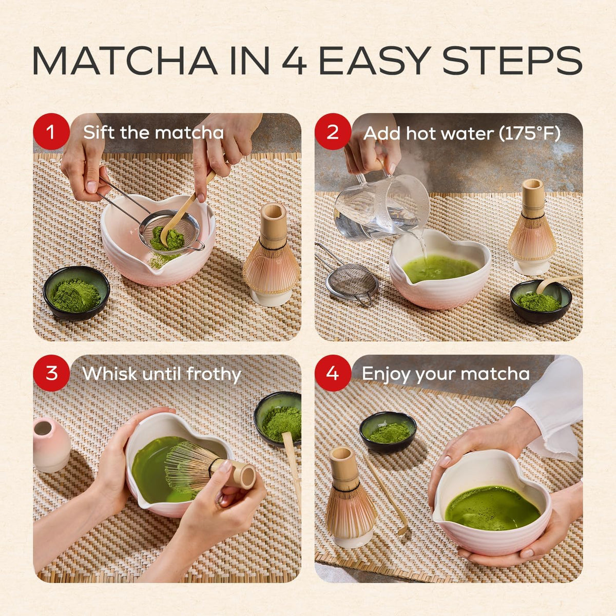 Rehny’s Matcha Whisk Set