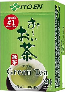 Ito En Oi Ocha Green Tea, 20-Count, 1.4 Ounce Boxes (Pack of 4)
