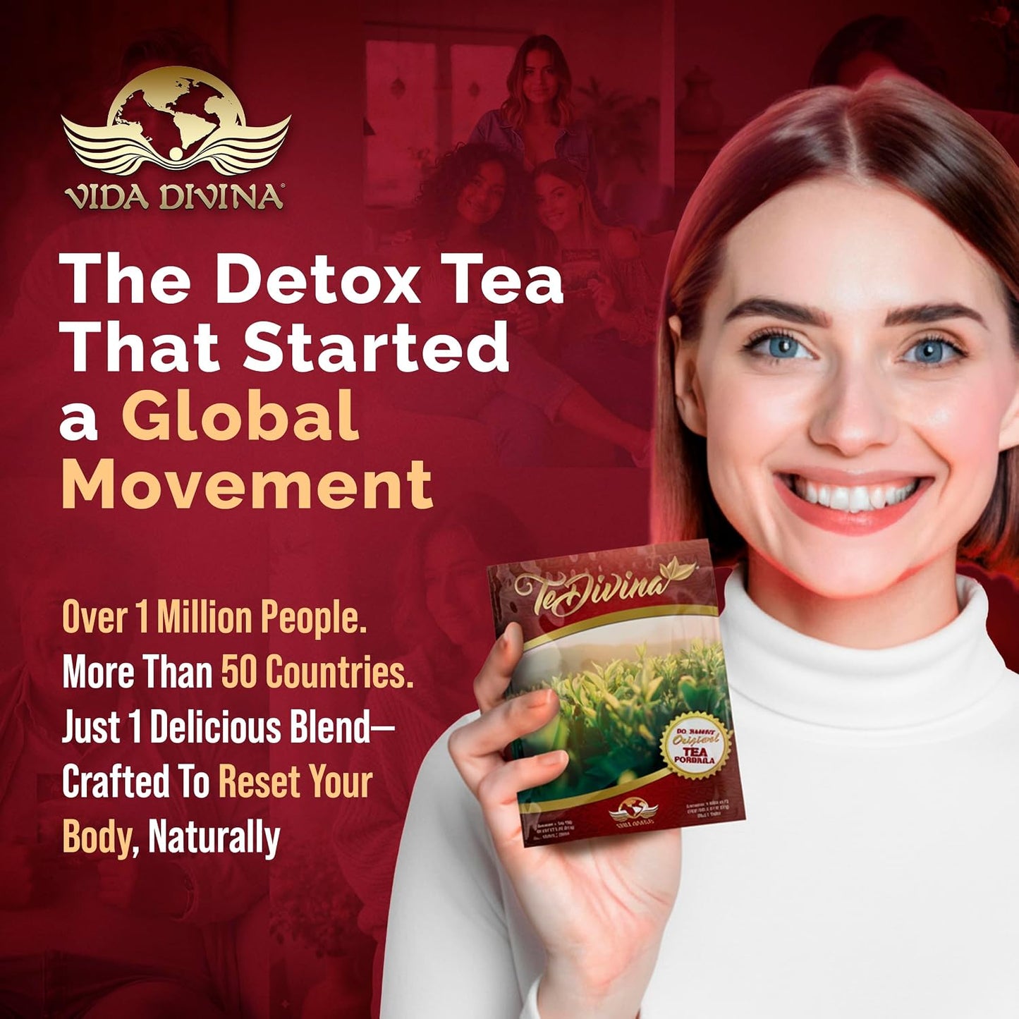Te Divina Original Organic 50MG 1 Tea Bag .03oz
