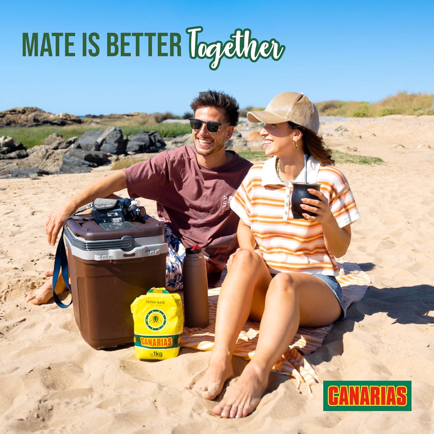 Canarias Yerba Mate Traditional Ground Leaf Tea 1kg - 2.2Lbs | Fine Cut No Stems Rich and full-bodied mate made for gourd and bombilla preparation with a classic Uruguayan profile.