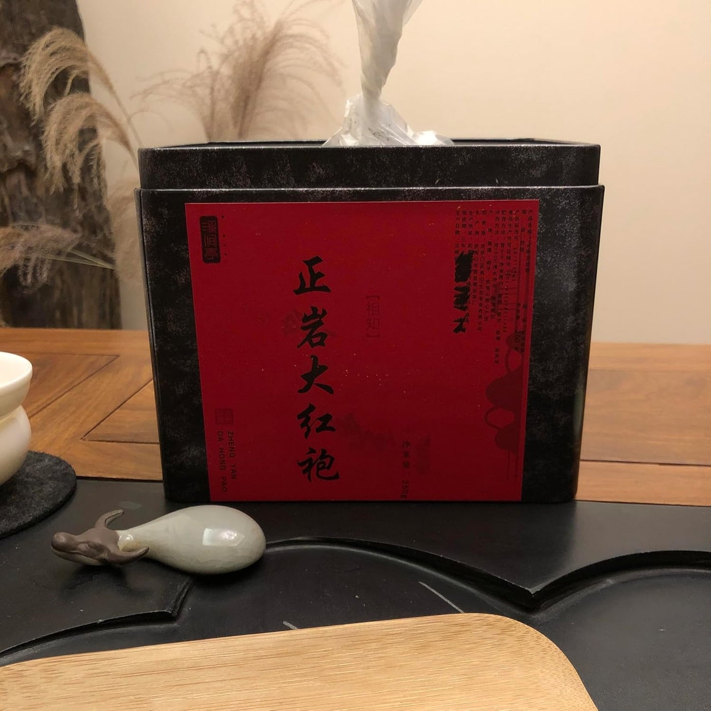 Wuyi rock tea 武夷岩茶,大红袍茶叶、马头岩肉桂；武夷山水仙茶，礼盒装，250g*3