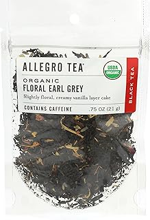 Allegro Coffee Organic Floral Earl Grey, Loose Leaf Tea, 0.75 oz