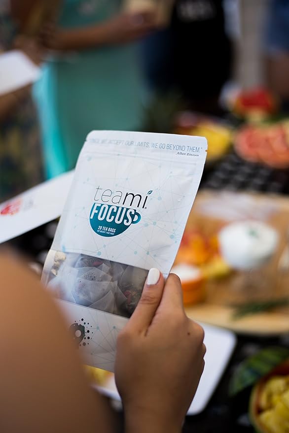 Teami Focus Tea - Herbal tea for mental clarity focus - Better focus blends for Alertness, Concentration and Clarity