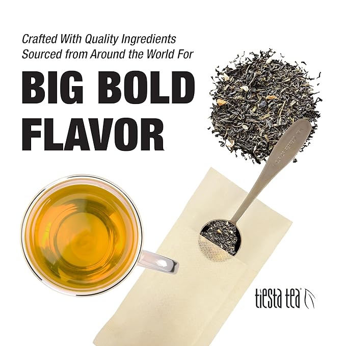 Tiesta Tea - Chinese Jasmine, Loose Leaf, Classic Jasmine, Medium Caffeinated Green Tea, Brews Up to 50 Cups, 4.5 Ounce Refillable Tin