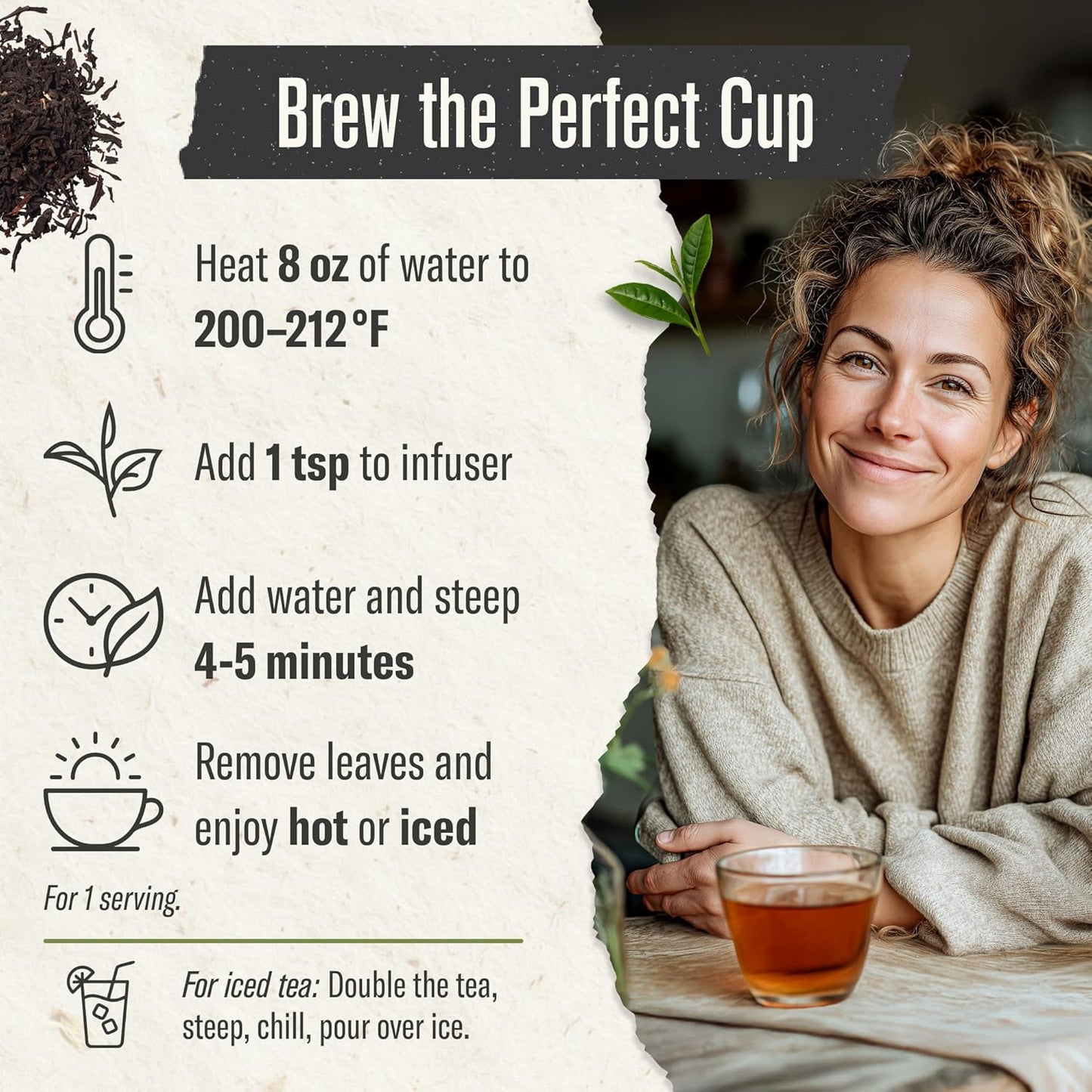 Numi Organic Breakfast Blend Tea, Loose Leaf Black Tea, 16 oz Bulk Pouch, Organic Loose Leaf Tea Brews 200 Cups, Full-Bodied Breakfast Blend, Strong Bold Black Tea for Morning Energy