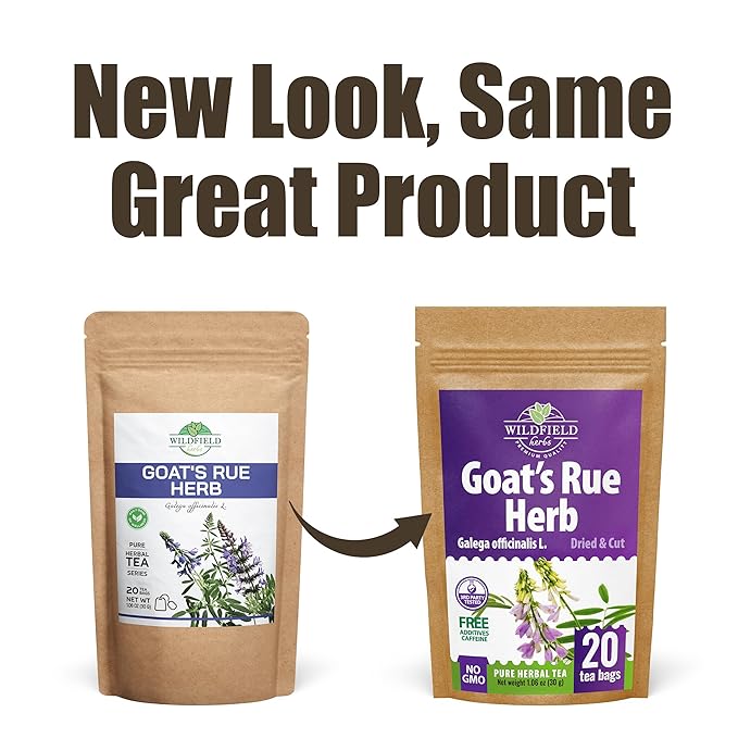 20 Bags Goat'S Rue Goat'S Goats Rue Herb Tea (Galega Officinalis L.) - 20 Count 1.5 g Tea Bags French Lilac Ruda De Cabra