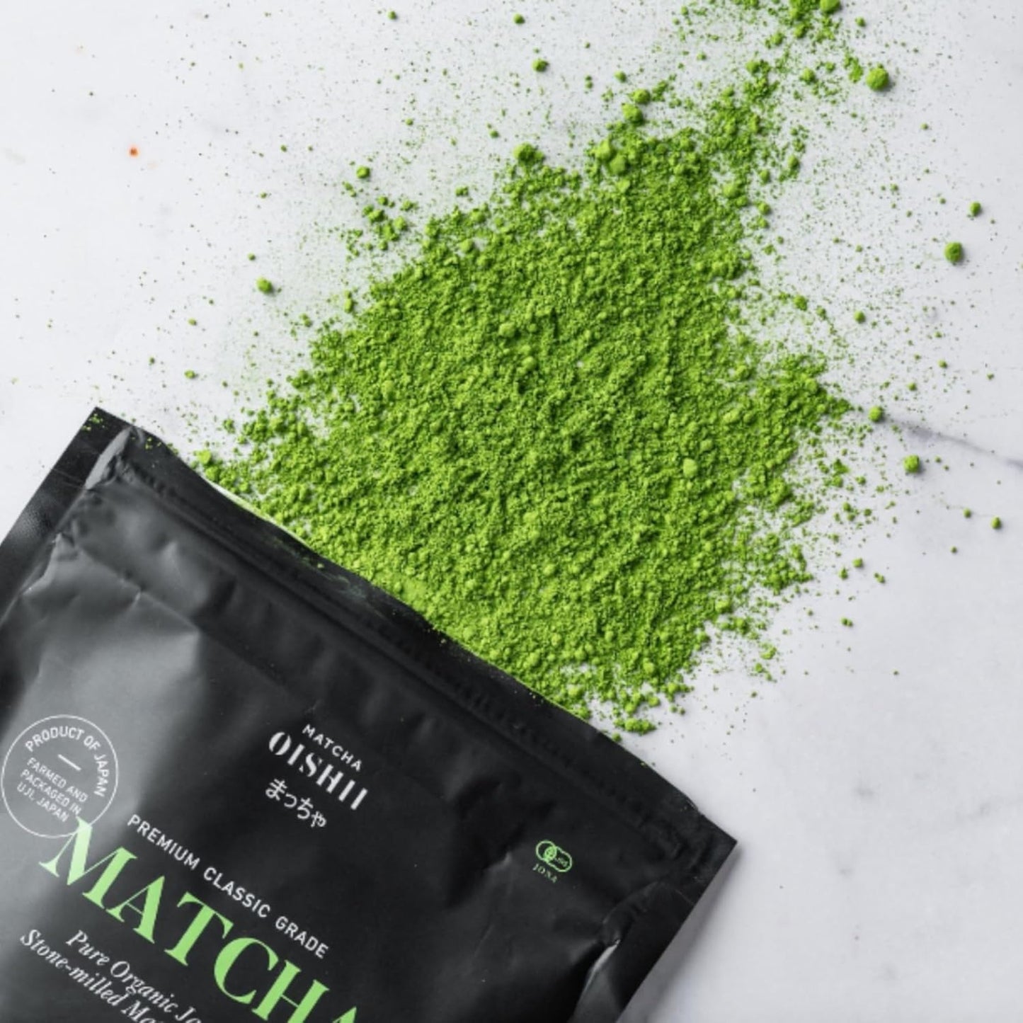 Matcha Oishii Premium Classic Grade Matcha Green Tea, Pure Japanese Stone-Milled, Farm-Direct First Harvest, 100g (3.5oz)