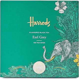 Harrods of London England Earl Grey Tea 100 Tea Bags