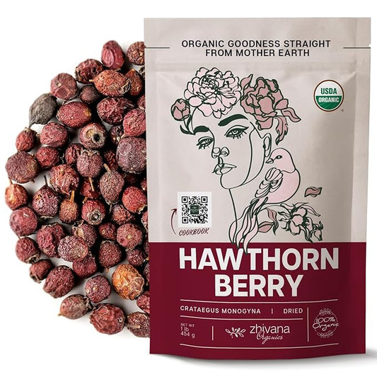 Zhivana Organics Hawthorn Berry Tea, 16oz