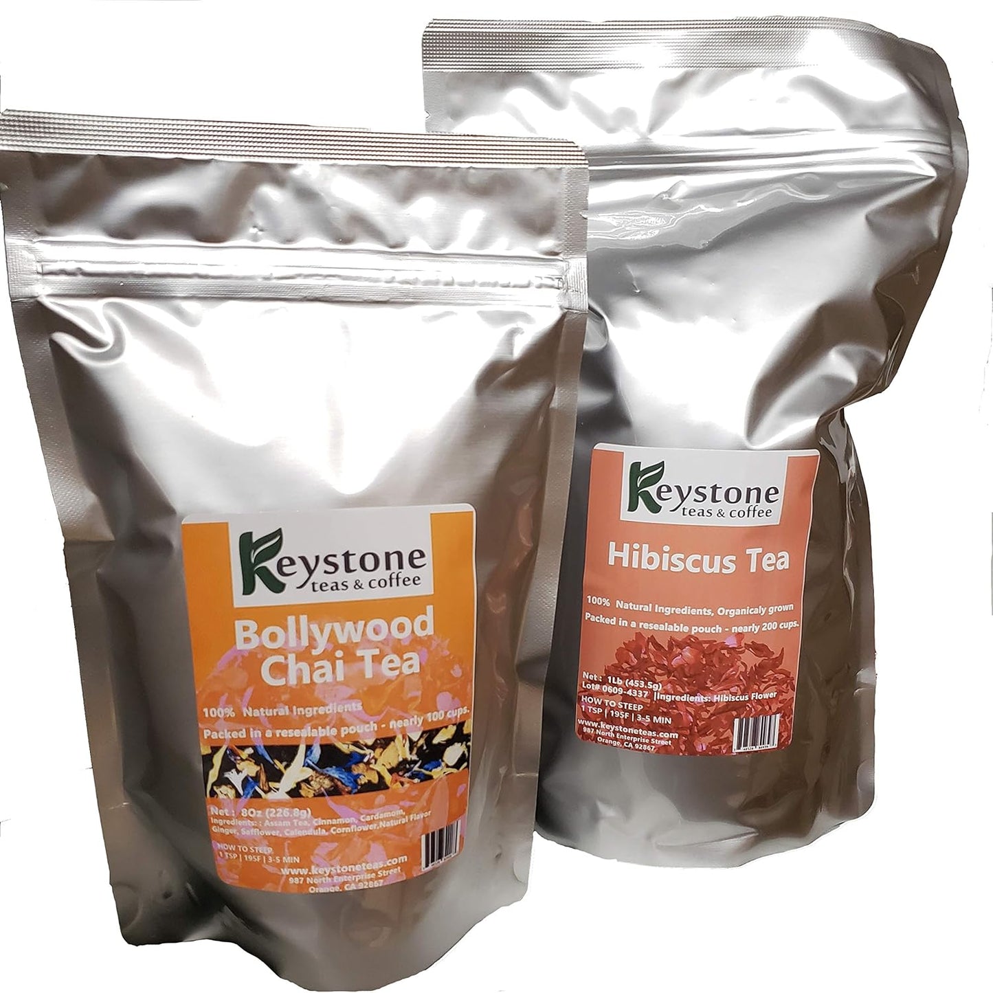 English Breakfast Loose Leaf Tea, 1lb Pouch Premium Black tea blend of Assam and Keemun, Drink Hot or Iced, Sweetened or Plain –Nearly 200 servings.