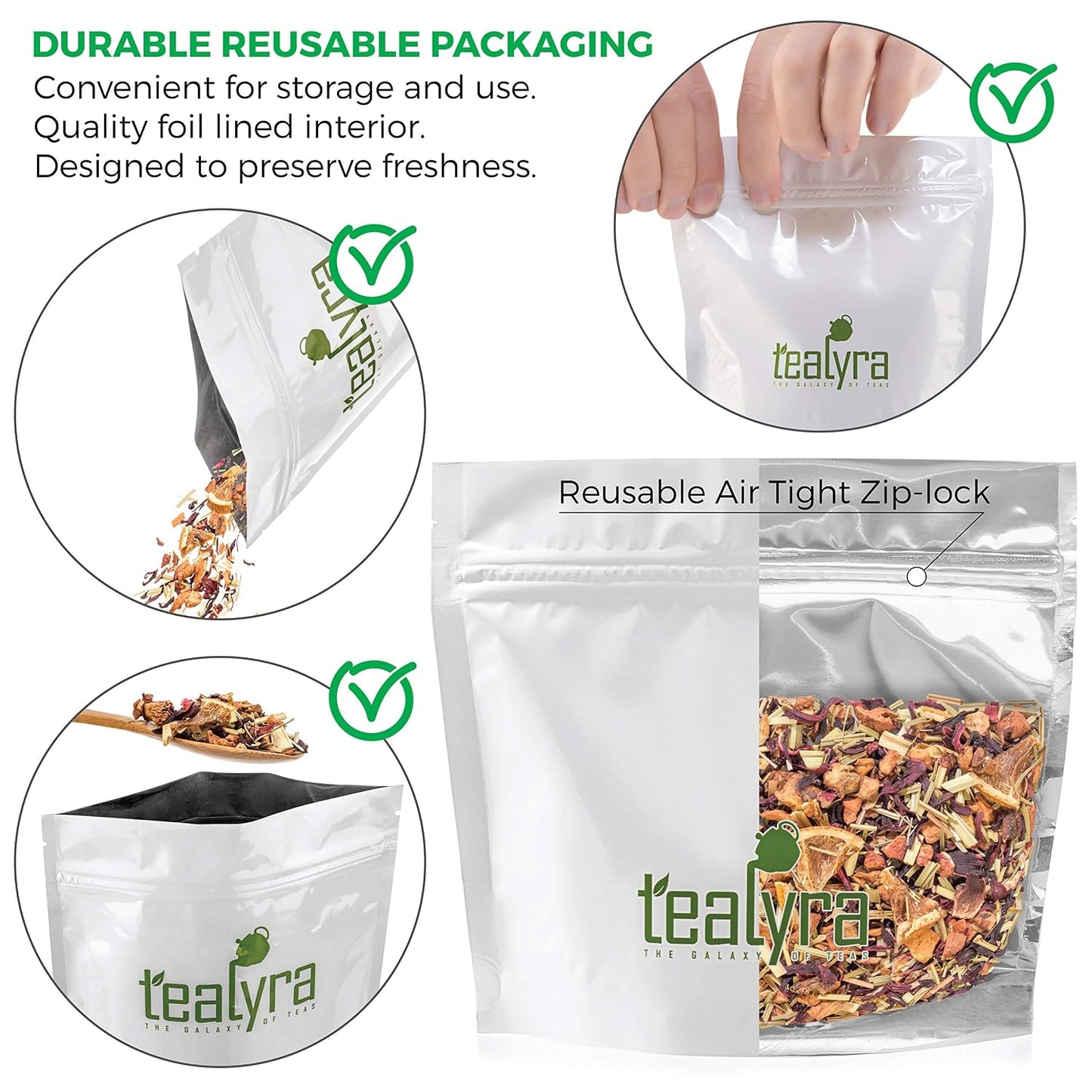 Tealyra - Strawberry Orange Sunrise - Hibiscus Strawberry Lemongrass - Herbal Fruity Loose Leaf Tea - Vitamins and Antioxidants Rich - Low Caffeine - All Natural - 112g (4-ounce)