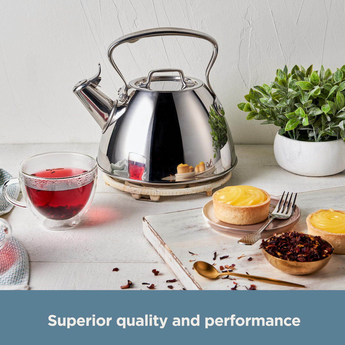 All-Clad Stainless Steel 2 Qt Stovetop Tea Kettle