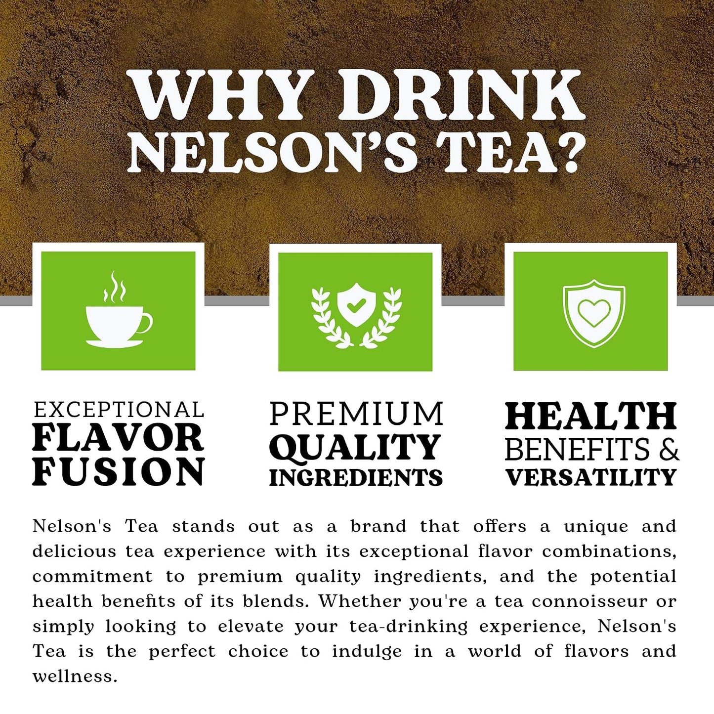 Nelson's Tea Turmeric Latte Spiced Herbal Tea, Sample 0.7 oz | Golden Milk • Caffeine Free • Tea • Ginger • Turmeric Latte • Cinnamon • Ginger • Clove • Tea Mix