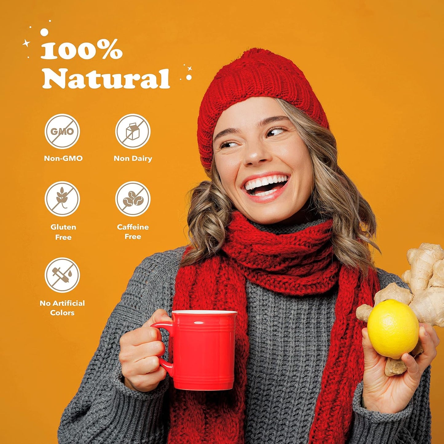 Pocas Honey Ginger Tea, Original, Instant Powder (20 Pack)