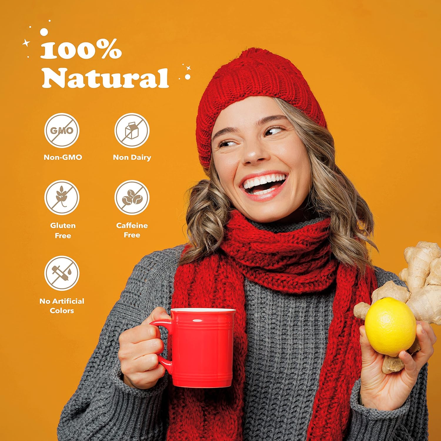 Pocas Honey Ginger Tea, Original, Instant Powder (20 Pack)