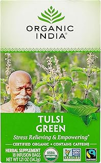Organic India, Tea Tulsi Green Organic, 18 Count