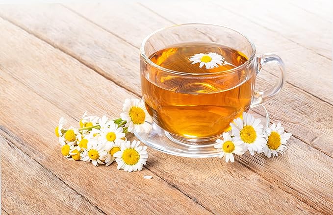 Cha4Tea 36-Count Pure Camomile Herbal Tea Pods Compatible with Keurig Brewers - Bedtime/Sleep-well/Nightly Calm/Relaxing Tea