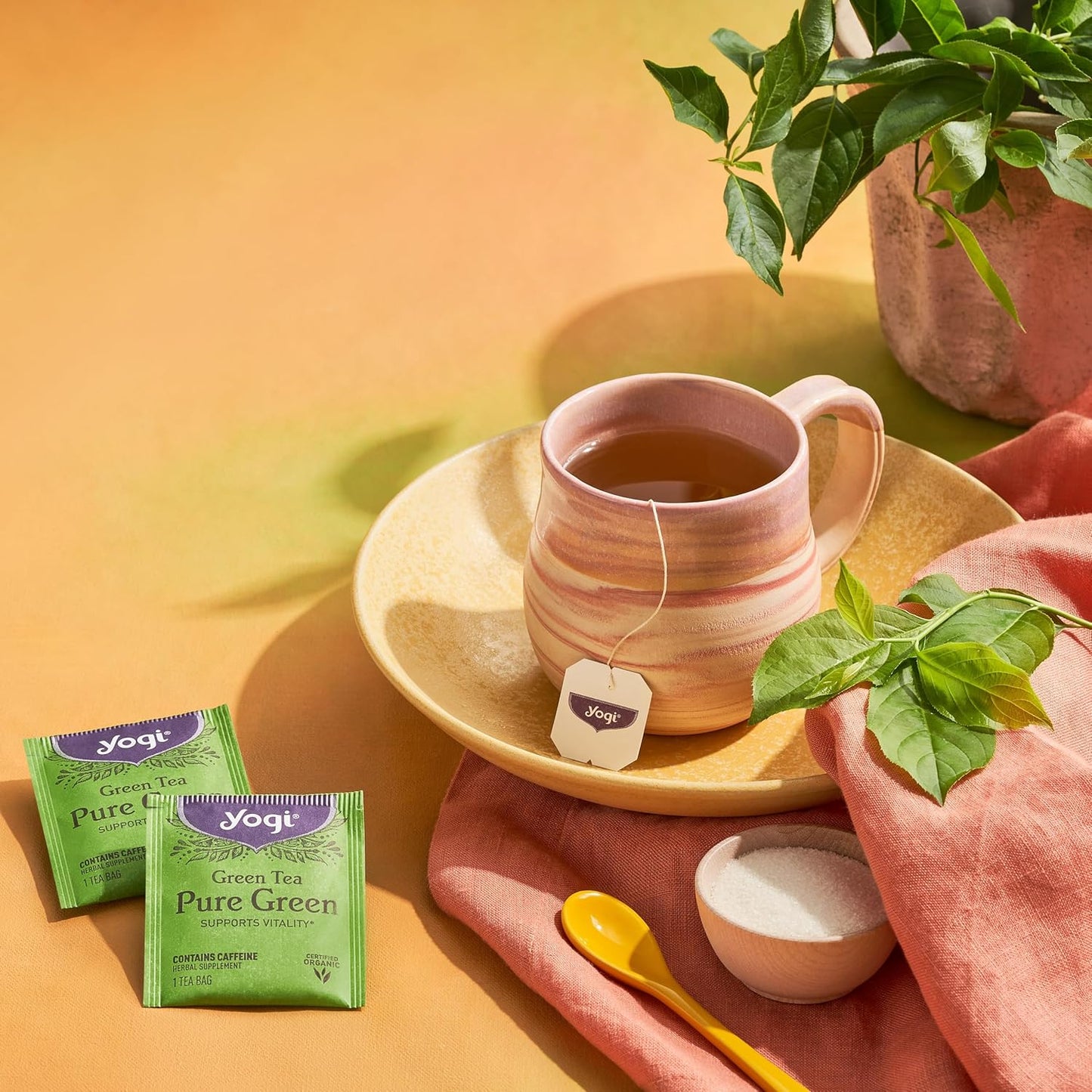 Yogi Tea, Green Tea Pure Green, 16 Count