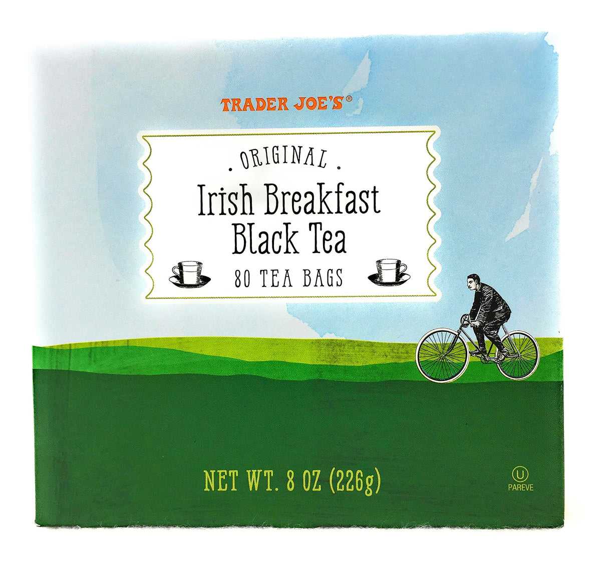 TJ's Trader Joe's Original Irish Breakfast Tea (80 Black Tea Bags Per Box)