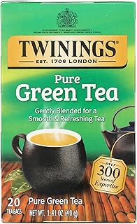 Twinings Green Tea, 1.48 Ounce Box 20 individual tea bags