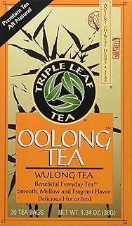 Triple Leaf Tea, Inc Tea, Oolong, 20-Count (Pack of 6)