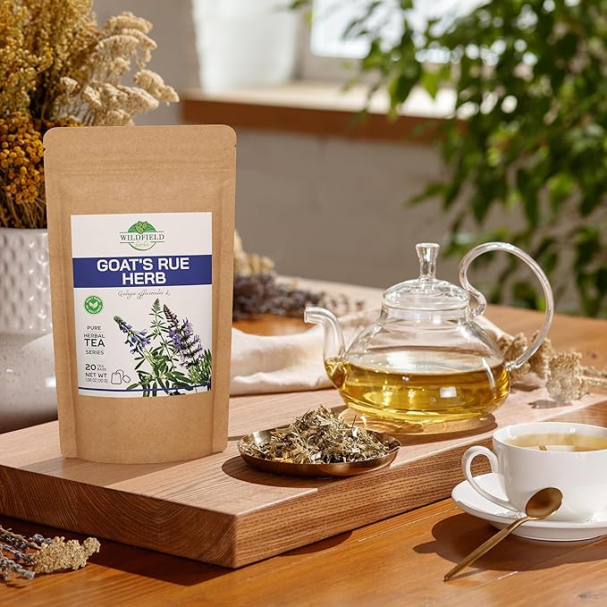 20 Bags Goat'S Rue Goat'S Goats Rue Herb Tea (Galega Officinalis L.) - 20 Count 1.5 g Tea Bags French Lilac Ruda De Cabra